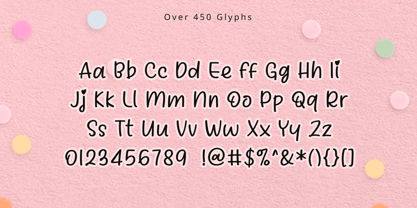 NmSweetSnow Font Poster 6