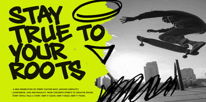 Strum Genks Font Poster 5