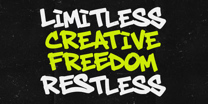 Strum Genks Font Poster 7
