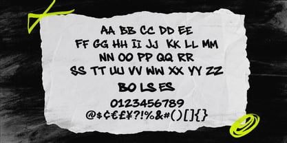 Strum Genks Font Poster 2