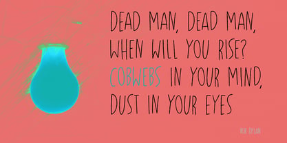 Cobweb Afternoon Pro Font Poster 4