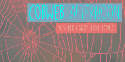 Cobweb Afternoon Pro Font Poster 1