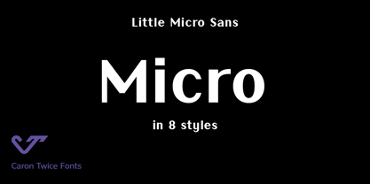Little Micro Sans Font Poster 1