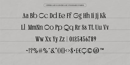 The Villas Font Poster 11