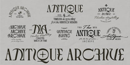 The Villas Font Poster 5