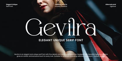 Gevilra Font Poster 1