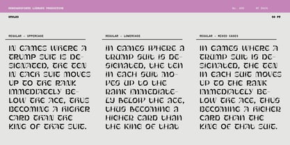 RF Rack Font Poster 3