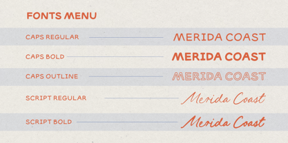 Merida Coast Font Poster 9