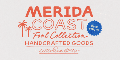 Merida Coast Font Poster 1