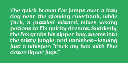 AC Leafs Font Poster 4