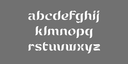 AC Leafs Font Poster 3