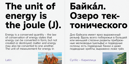 Atwic Cyrillic Font Poster 4
