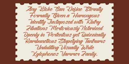 Rayhan Script Font Poster 5