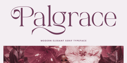 Palgrace Font Poster 1