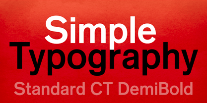 Standard CT Font Poster 11