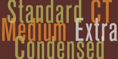 Standard CT Font Poster 14