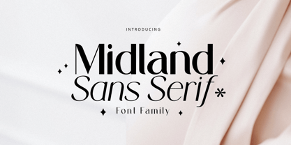 Midland Luxury Font Poster 1
