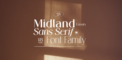 Midland Luxury Font Poster 12