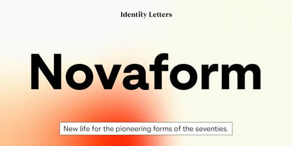 Novaform Font Poster 1