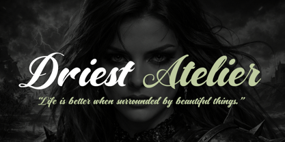 Driest Font Poster 5