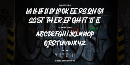High Blast Font Poster 12