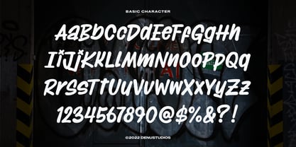 High Blast Font Poster 10