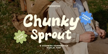 Chunky Sprout Font Poster 1