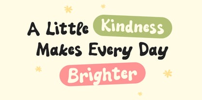 Chunky Sprout Font Poster 5
