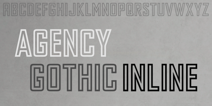 Agency Gothic CT Font Poster 1