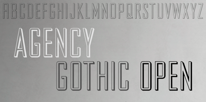 Agency Gothic CT Font Poster 14