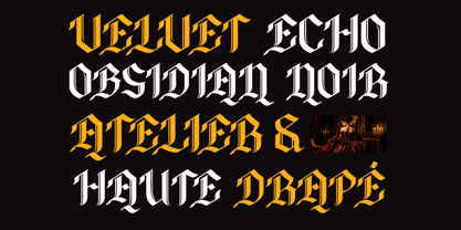 Glimore Font Poster 7