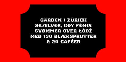 Mostern Font Poster 7