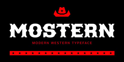 Mostern Font Poster 1