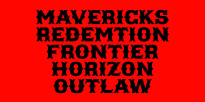 Mostern Font Poster 3