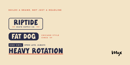Max Volume Font Poster 5