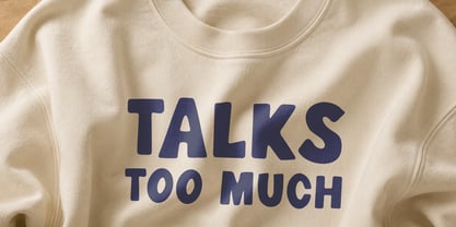 Max Volume Font Poster 3