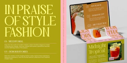 Celineso Aroma Font Poster 3