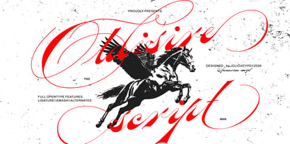 Oldisire Script Font Poster 1