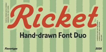 Ricket Font Poster 1