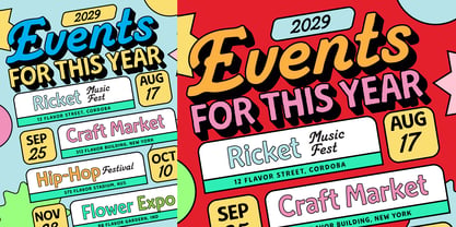 Ricket Font Poster 10