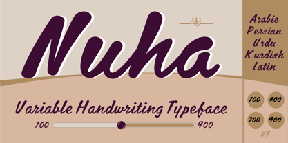 SF Nuha Font Poster 1