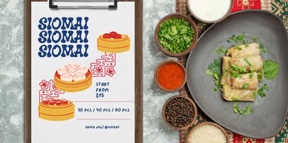 Food Imaji Font Poster 6