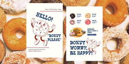Food Imaji Font Poster 8
