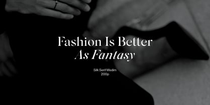 Silk Serif Variable Font Poster 8