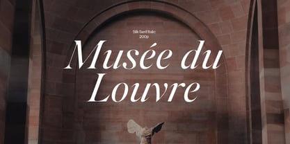 Silk Serif Variable Font Poster 4