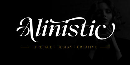 Alinistic Font Poster 1