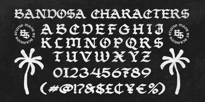 Bandosa Font Poster 2