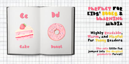 Geome Cute Font Poster 3