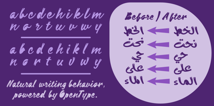 SF Nuha Solid Font Poster 3