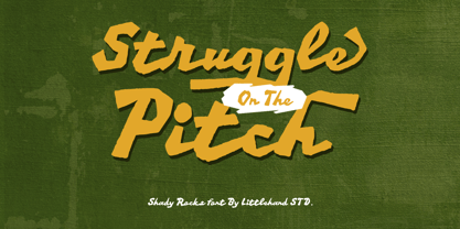 Shady Rocks Font Poster 6